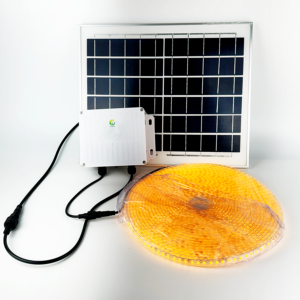 太陽能露營防水燈條10米/100W/金黃光