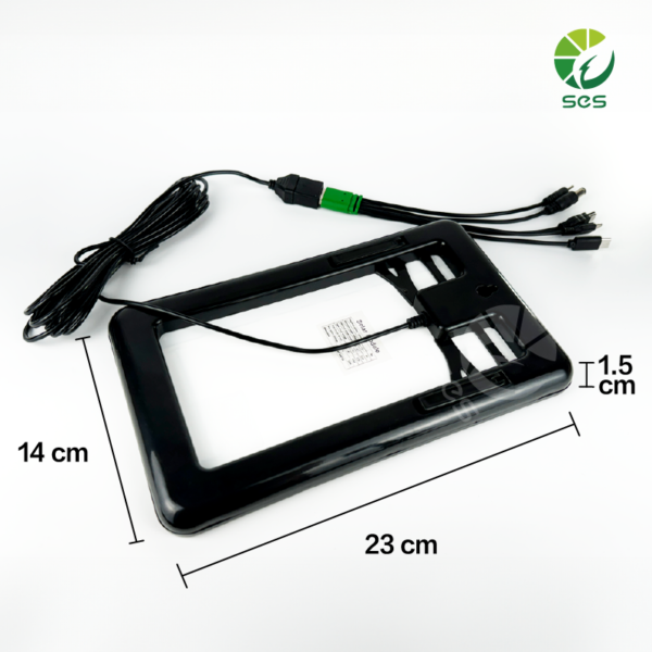 6V3W 太陽能充電板 附USB 3米一拖五充電線：圖片 4