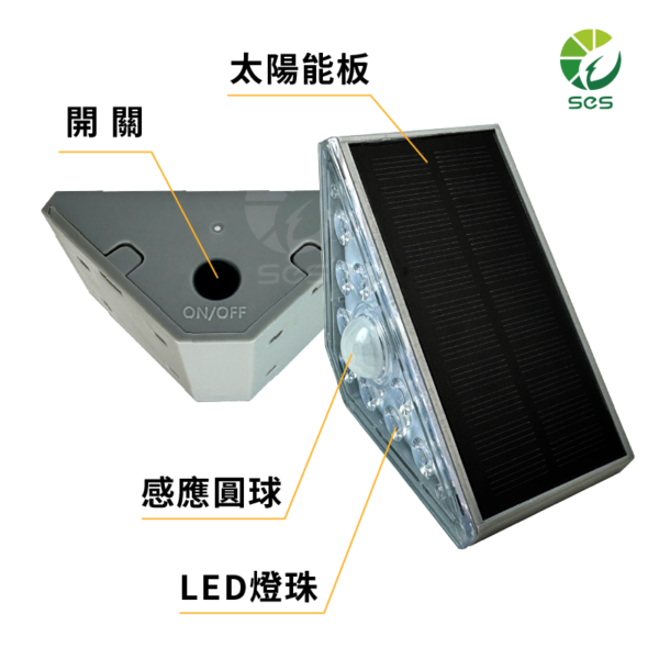太陽能LED感應防水地腳燈：圖片 3
