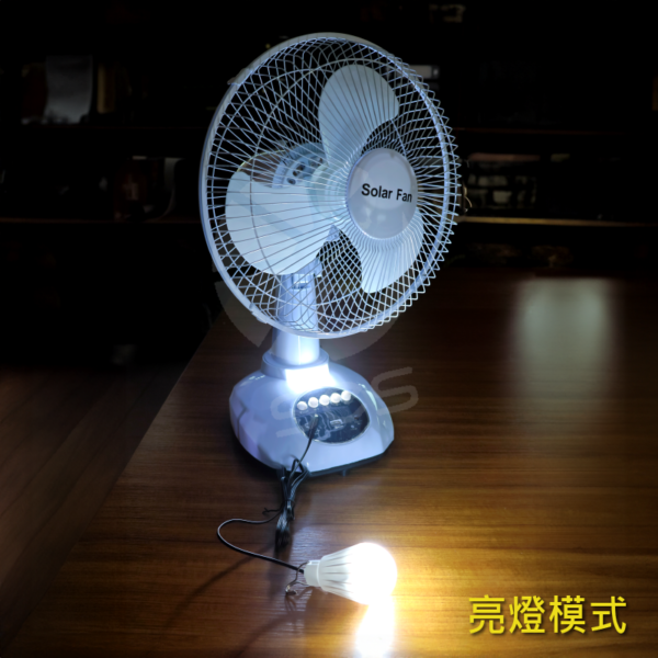 太陽能臺式風扇  12吋：圖片 5