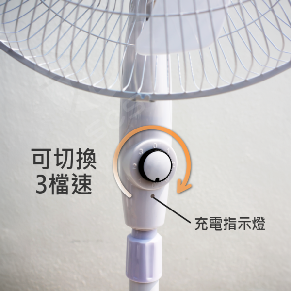 太陽能立式風扇 HS-168 16吋：圖片 3