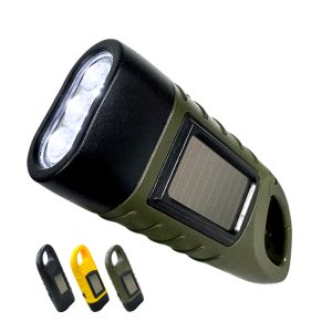 太陽能手搖式手電筒